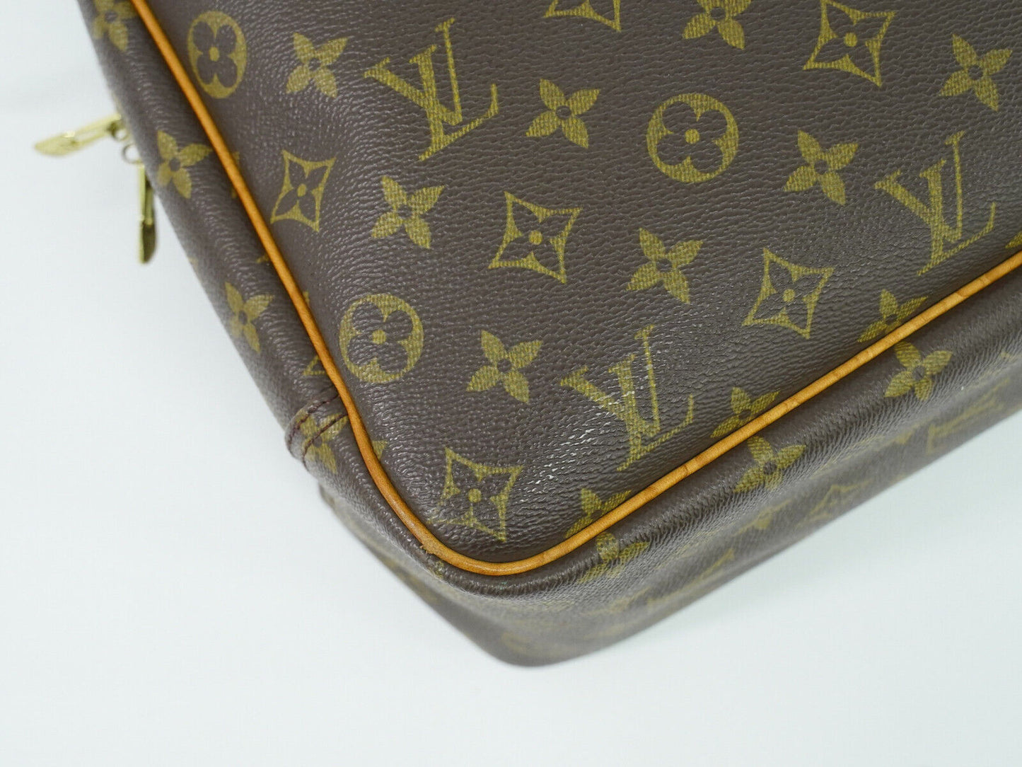 Louis Vuitton Deauville Brown Canvas Hand Bag