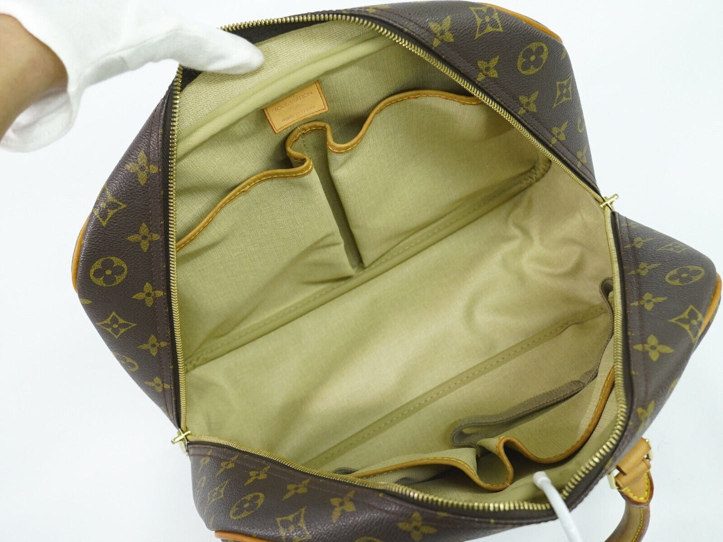 Louis Vuitton Deauville Brown Canvas Hand Bag