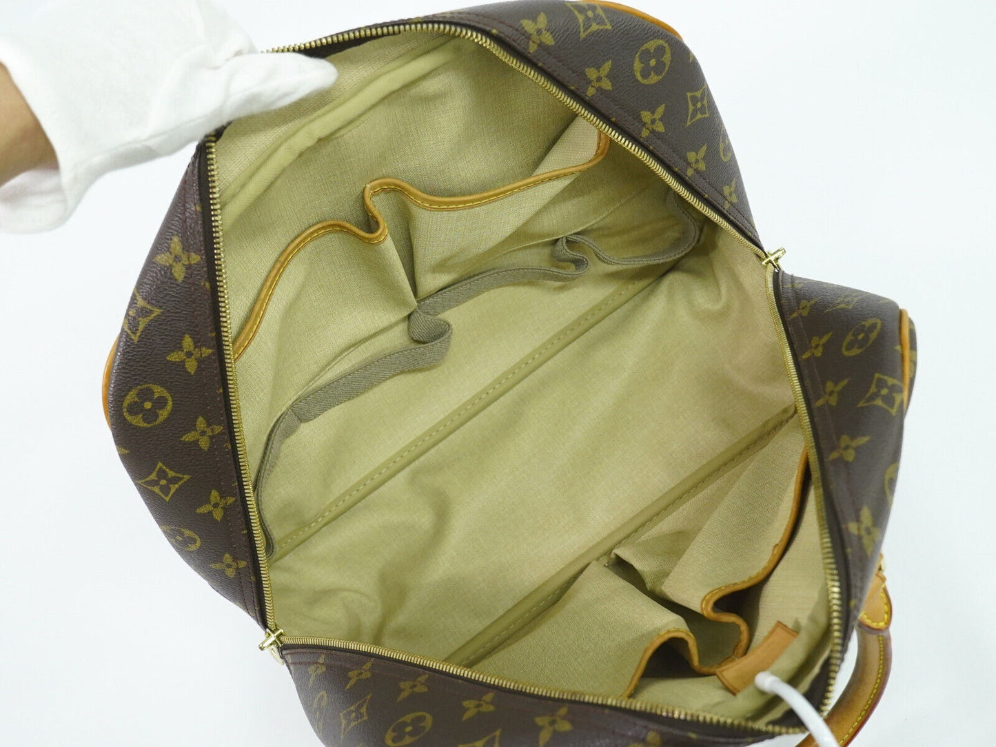 Louis Vuitton Deauville Brown Canvas Hand Bag