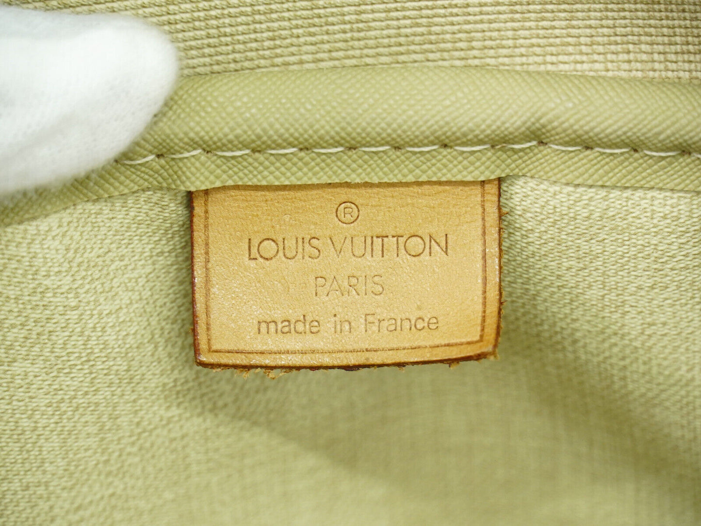 Louis Vuitton Deauville Brown Canvas Hand Bag