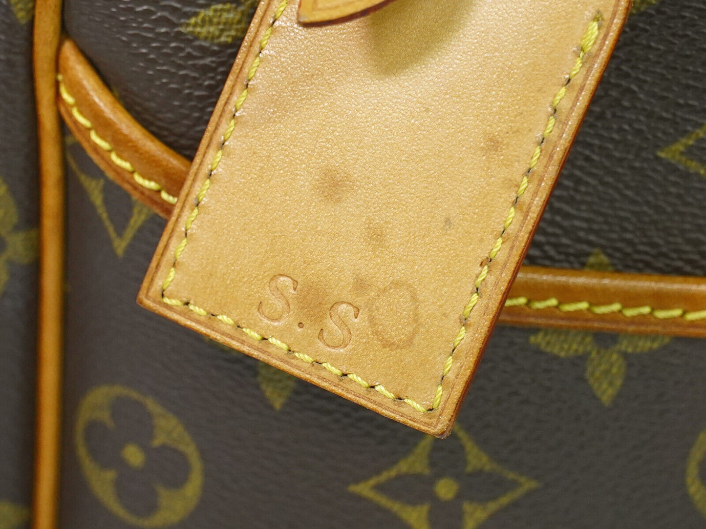 Louis Vuitton Deauville Brown Canvas Hand Bag