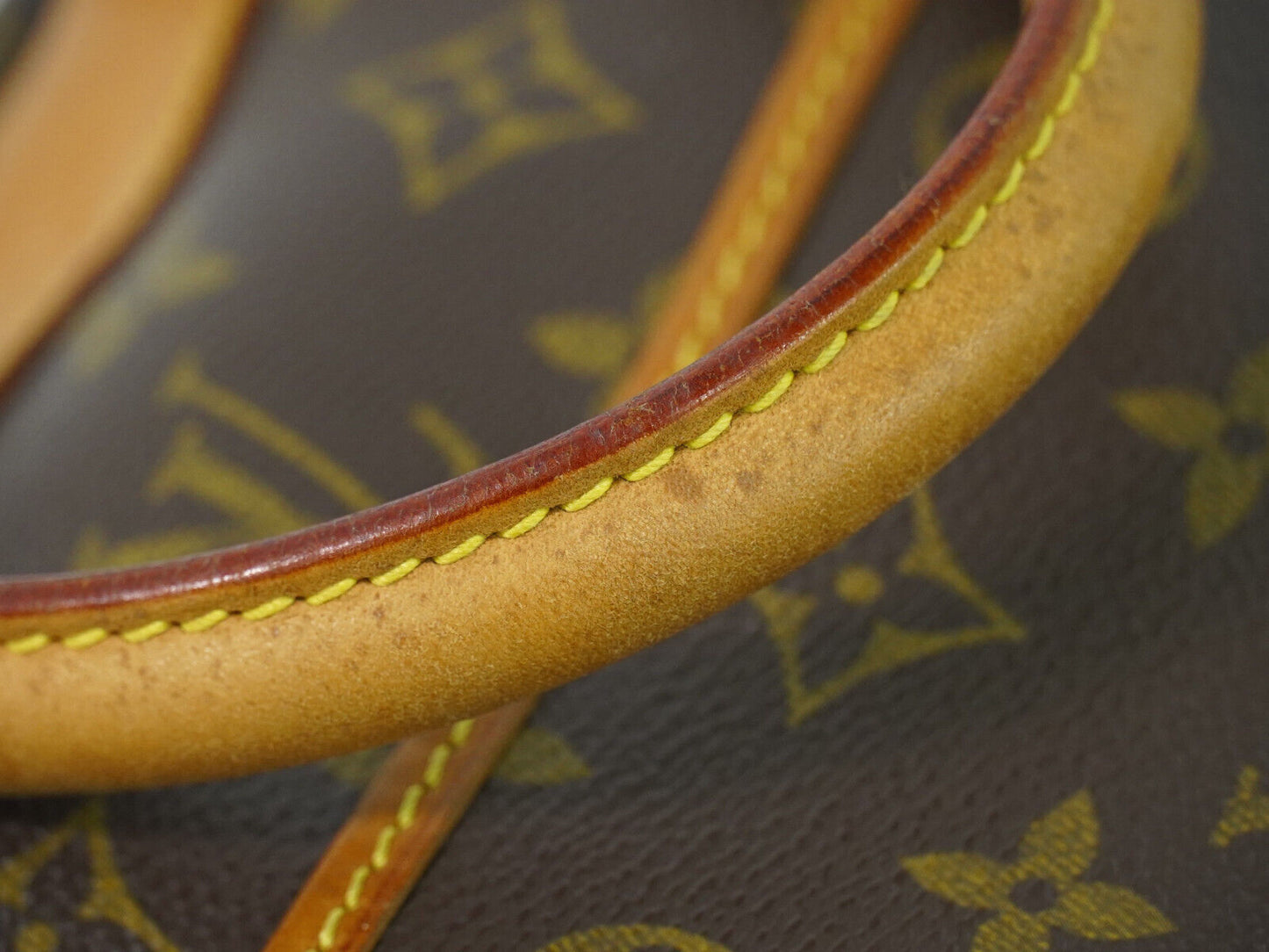 Louis Vuitton Deauville Brown Canvas Hand Bag