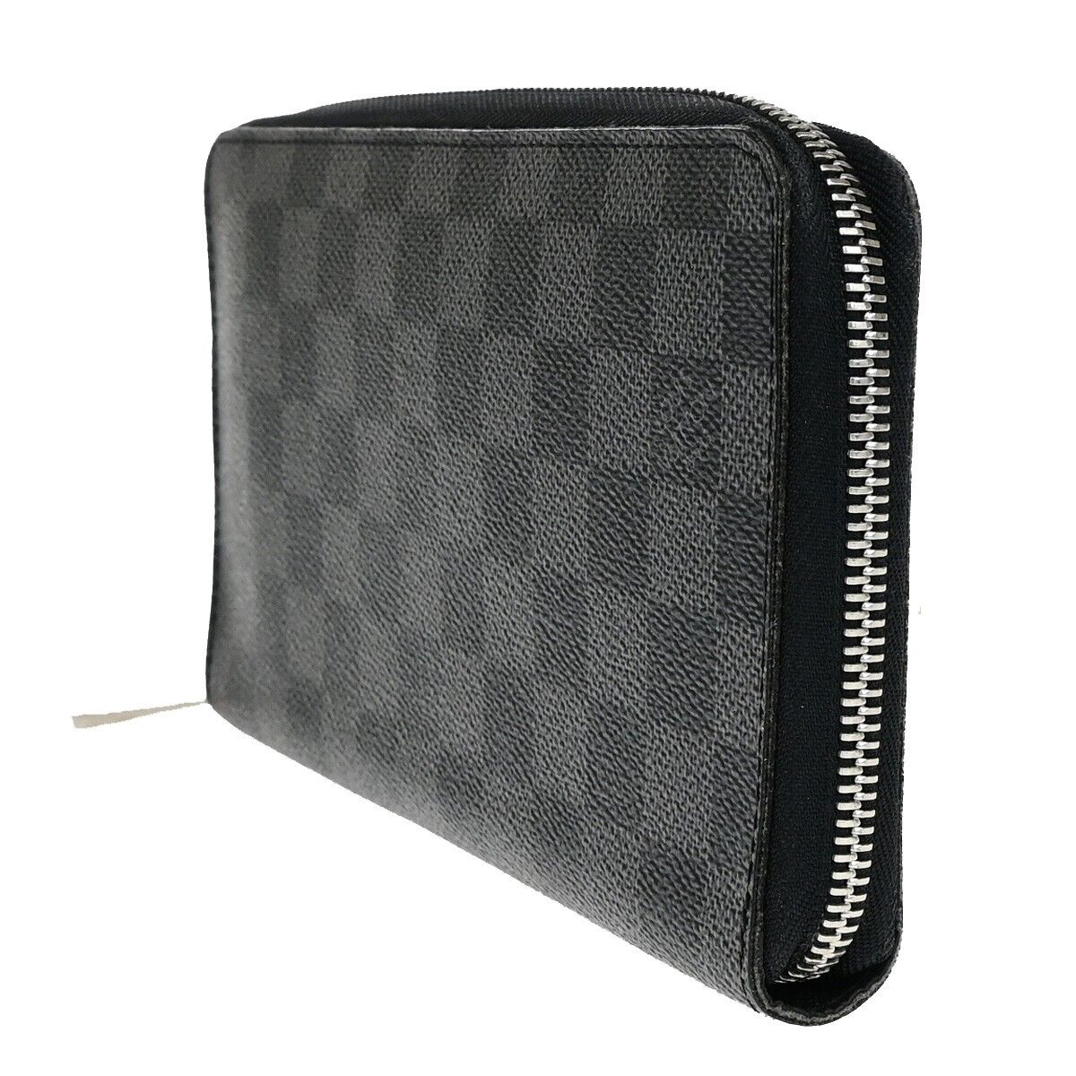 Louis Vuitton Zippy organizer Black Canvas Wallet Accessories