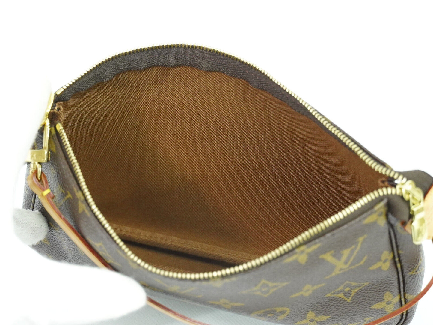 Louis Vuitton Pochette accessoires Brown Canvas Clutch Bag