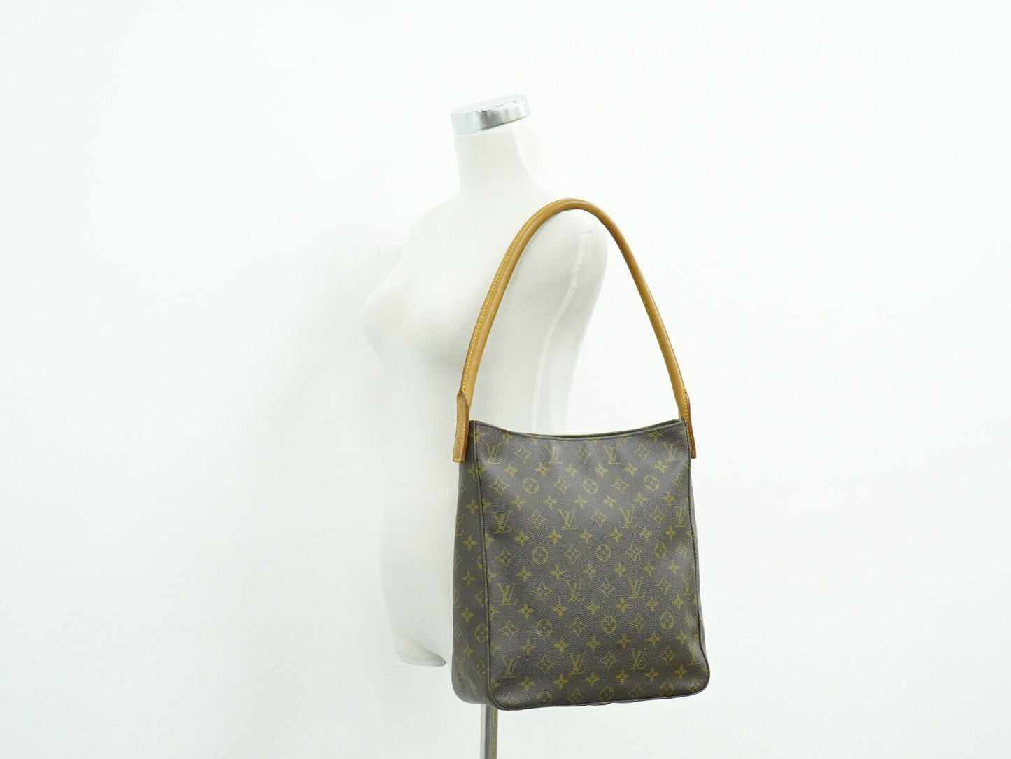 Louis Vuitton Looping GM Brown Canvas Shoulder Bag