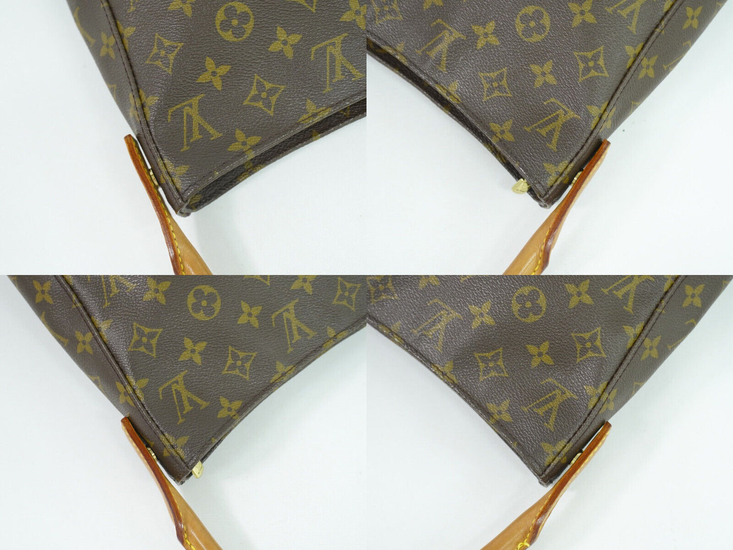 Louis Vuitton Looping GM Brown Canvas Shoulder Bag