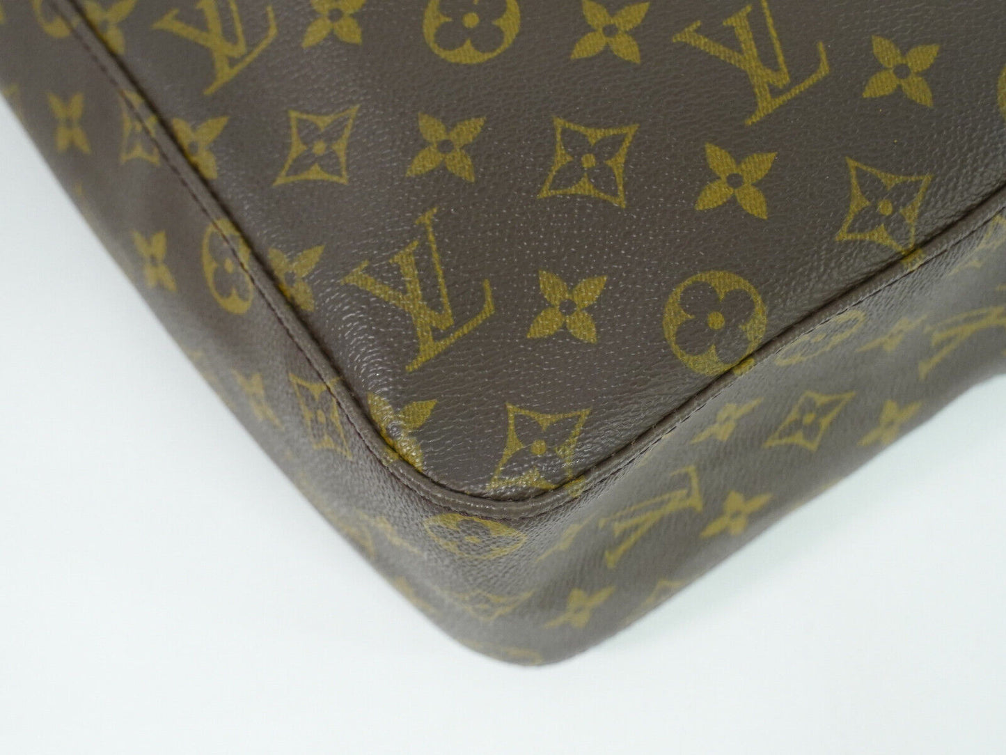 Louis Vuitton Looping GM Brown Canvas Shoulder Bag