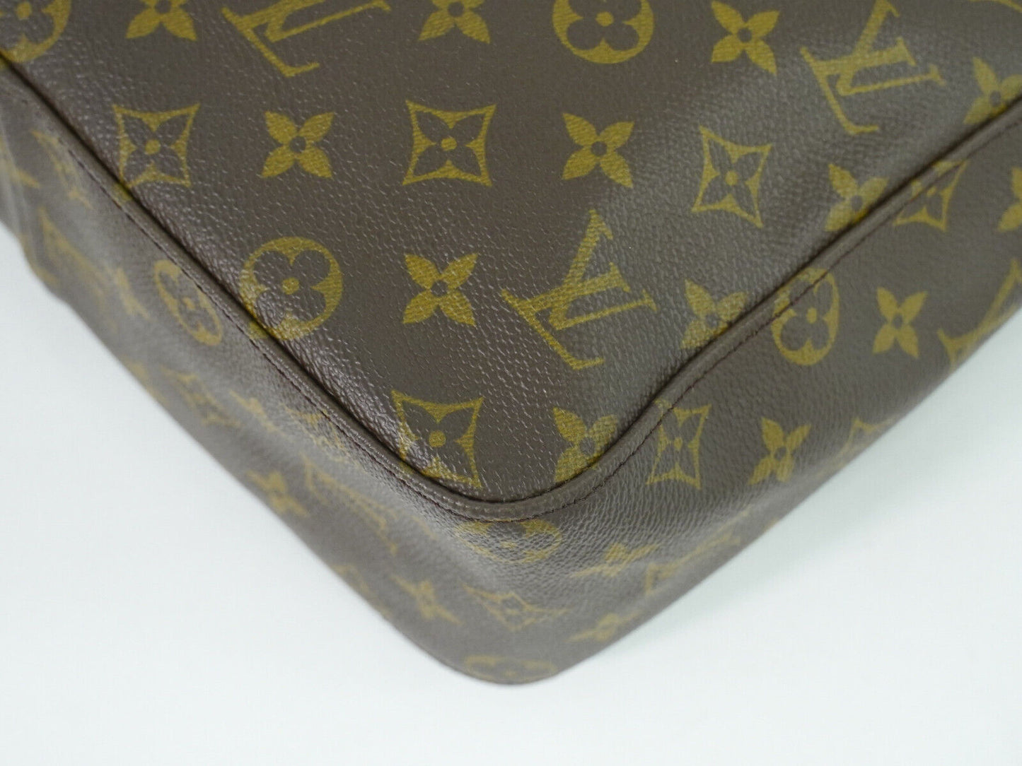 Louis Vuitton Looping GM Brown Canvas Shoulder Bag