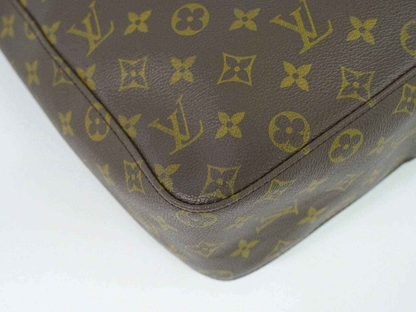 Louis Vuitton Looping GM Brown Canvas Shoulder Bag