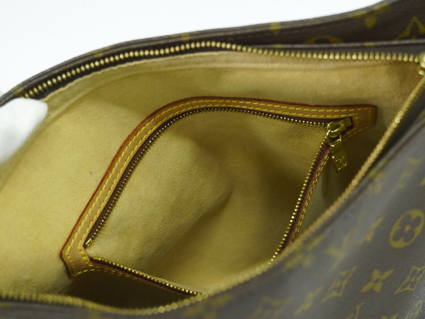 Louis Vuitton Looping GM Brown Canvas Shoulder Bag