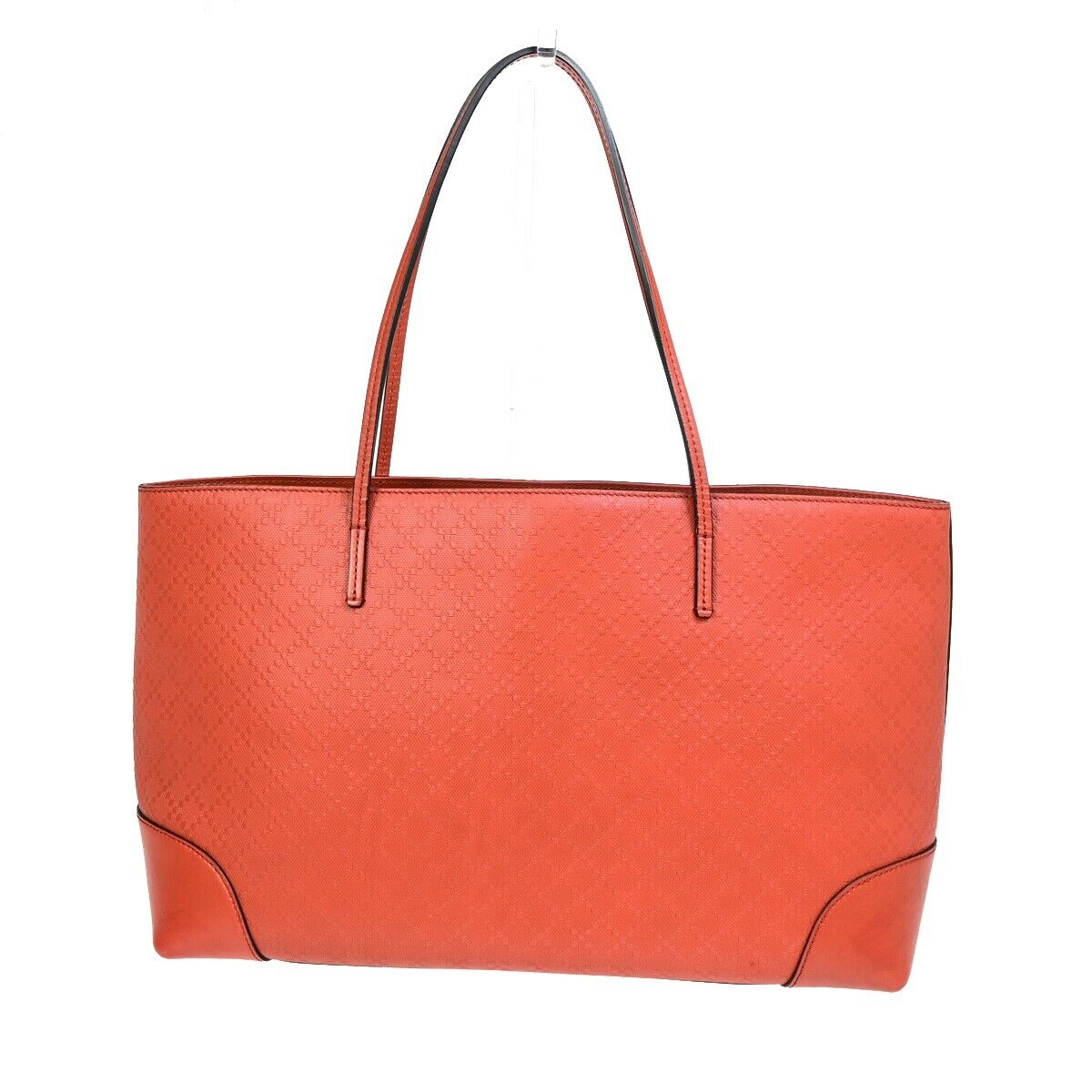 Gucci Diamante Orange Leather Tote Bag