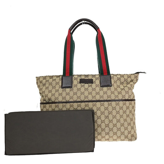 Gucci Ophidia Brown Canvas Shoulder Bag