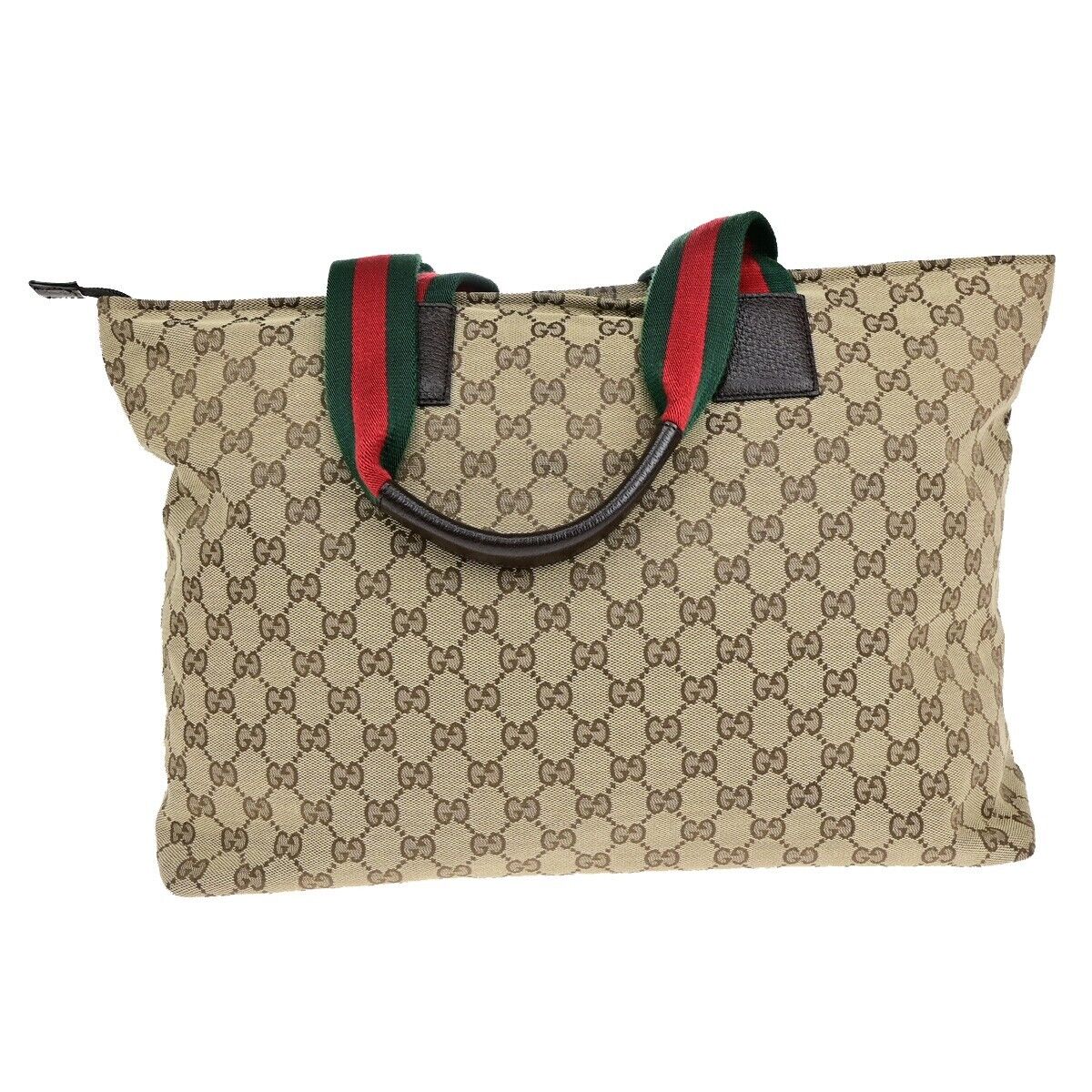 Gucci Ophidia Brown Canvas Shoulder Bag