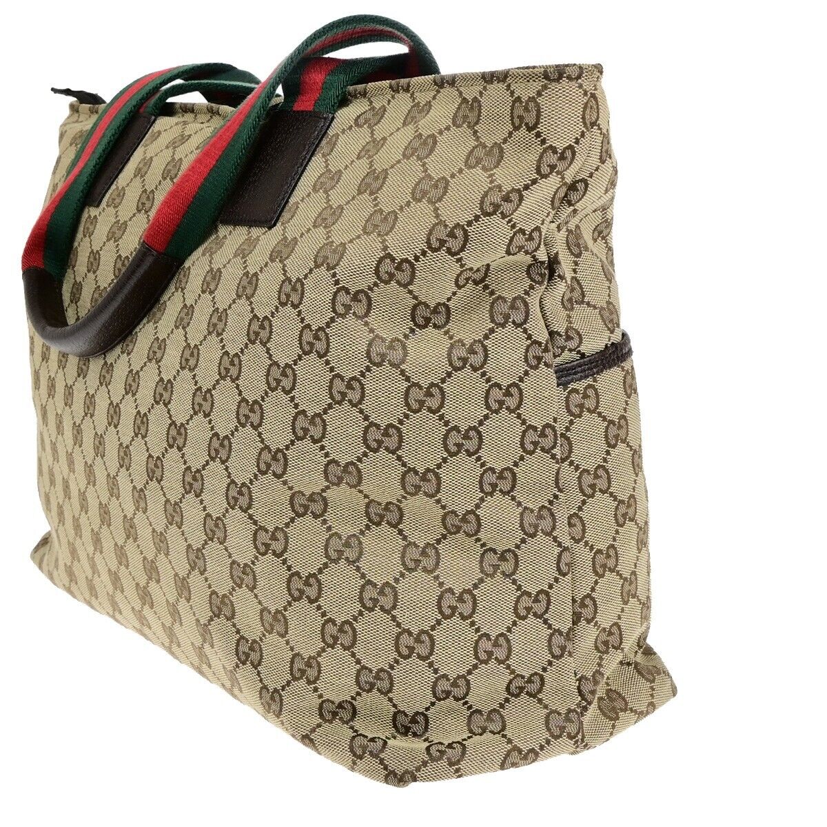 Gucci Ophidia Brown Canvas Shoulder Bag