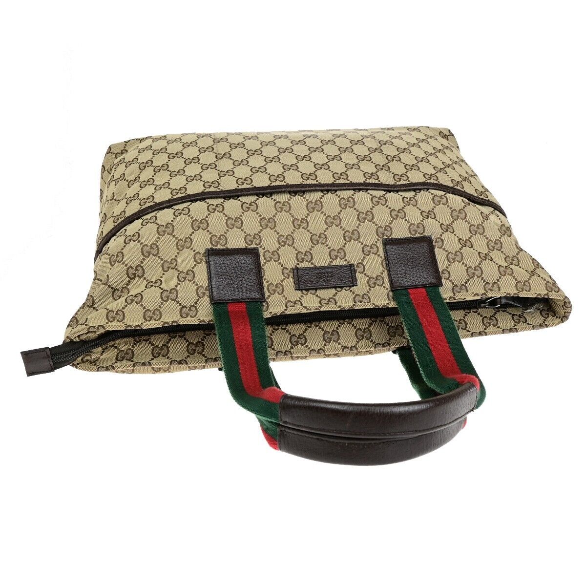 Gucci Ophidia Brown Canvas Shoulder Bag