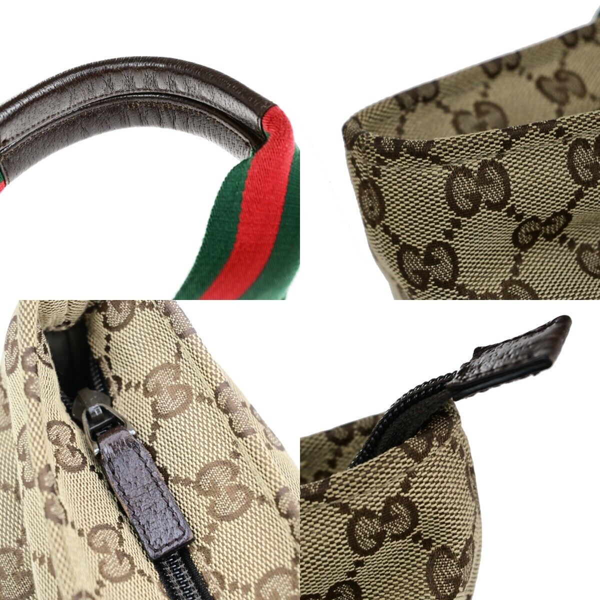 Gucci Ophidia Brown Canvas Shoulder Bag