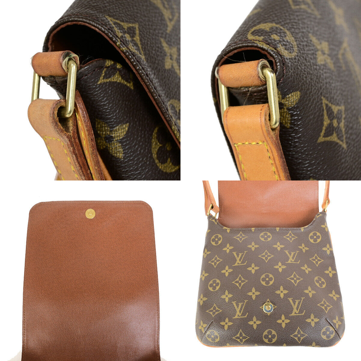 Louis Vuitton Musette Salsa Brown Canvas Shoulder Bag