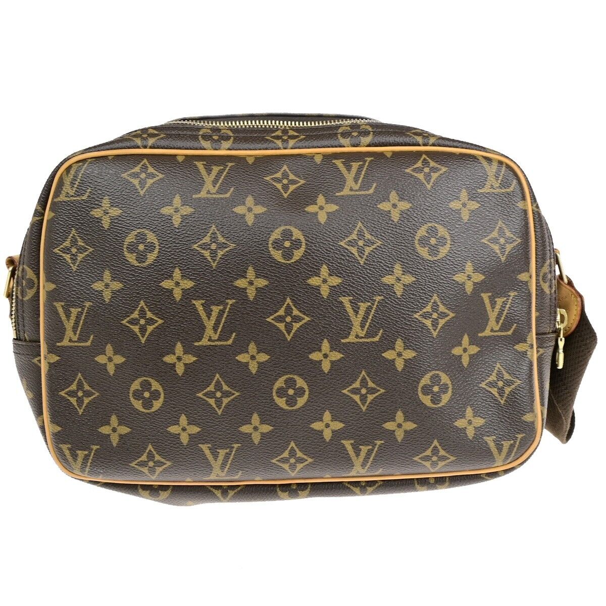 Louis Vuitton Reporter pm Brown Canvas Shoulder Bag