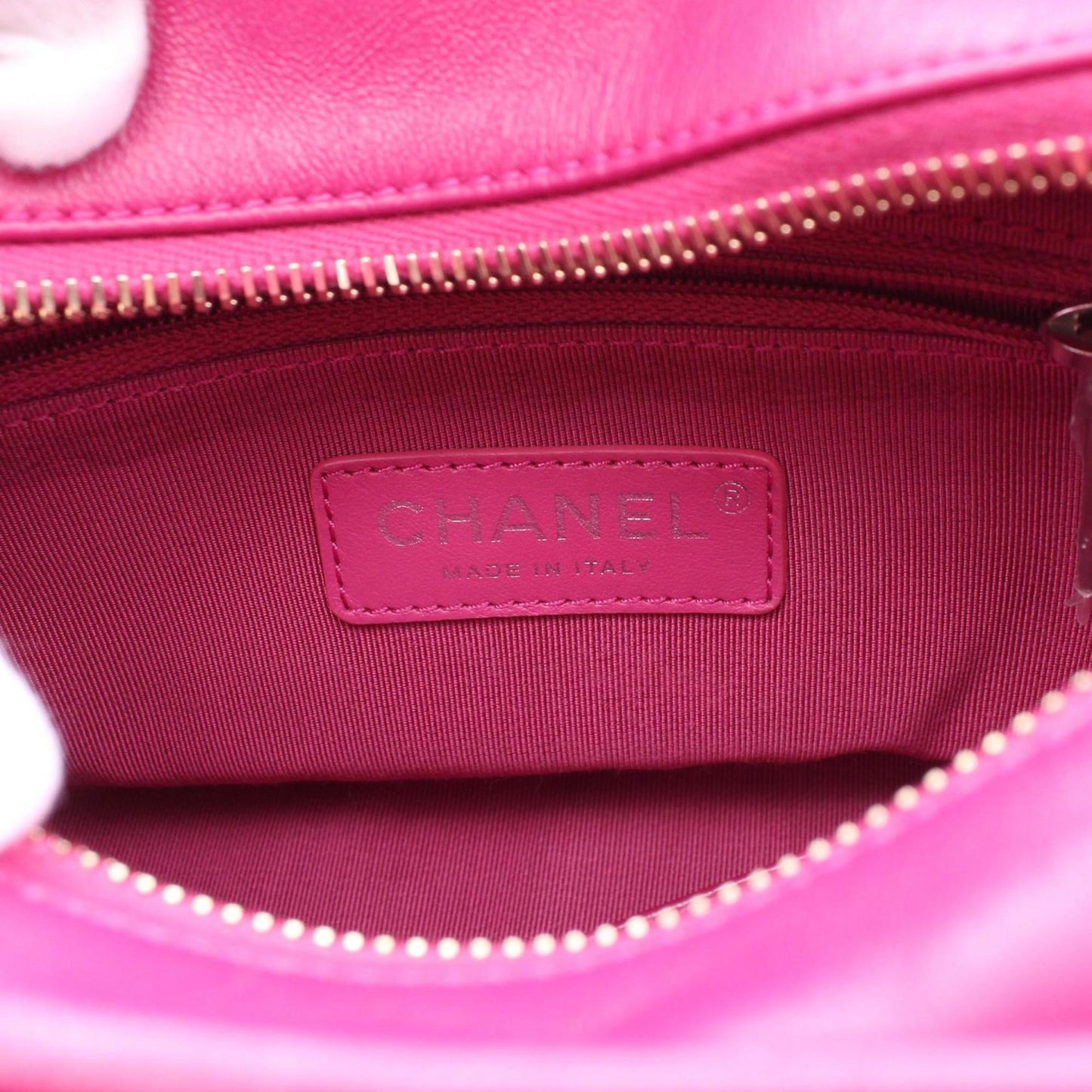 Chanel Gabrielle Pink Leather Shoulder Bag