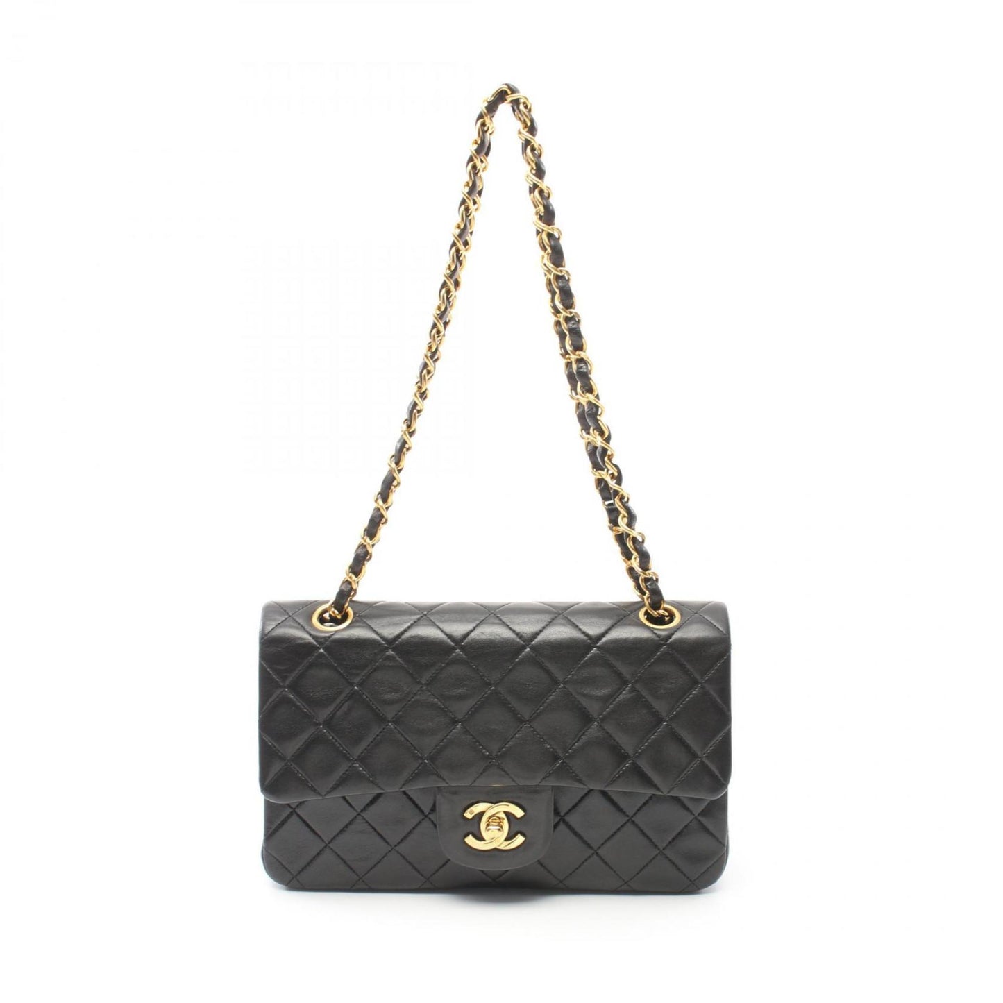 Chanel Timeless Black Leather Shoulder Bag