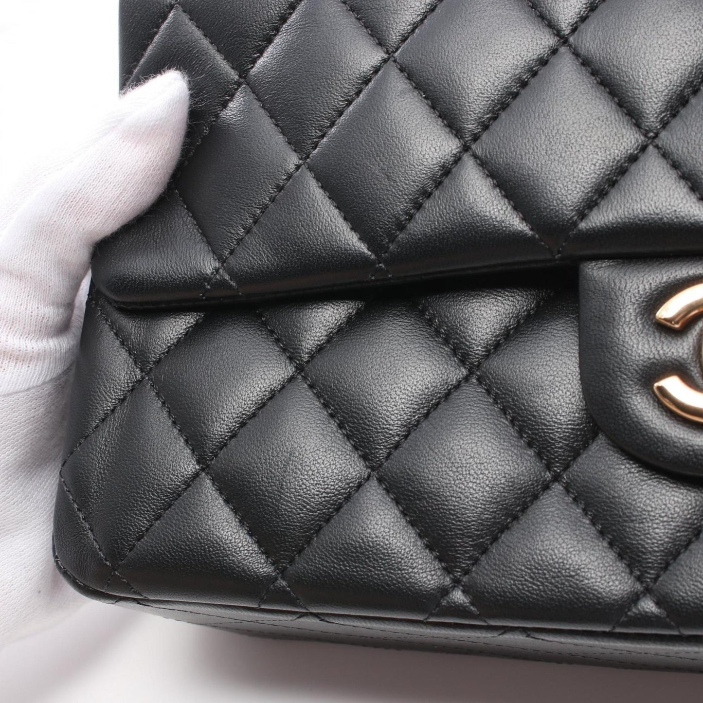 Chanel Timeless Black Leather Shoulder Bag