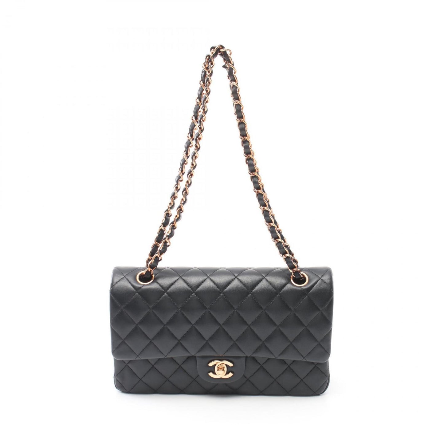 Chanel Timeless Black Leather Shoulder Bag