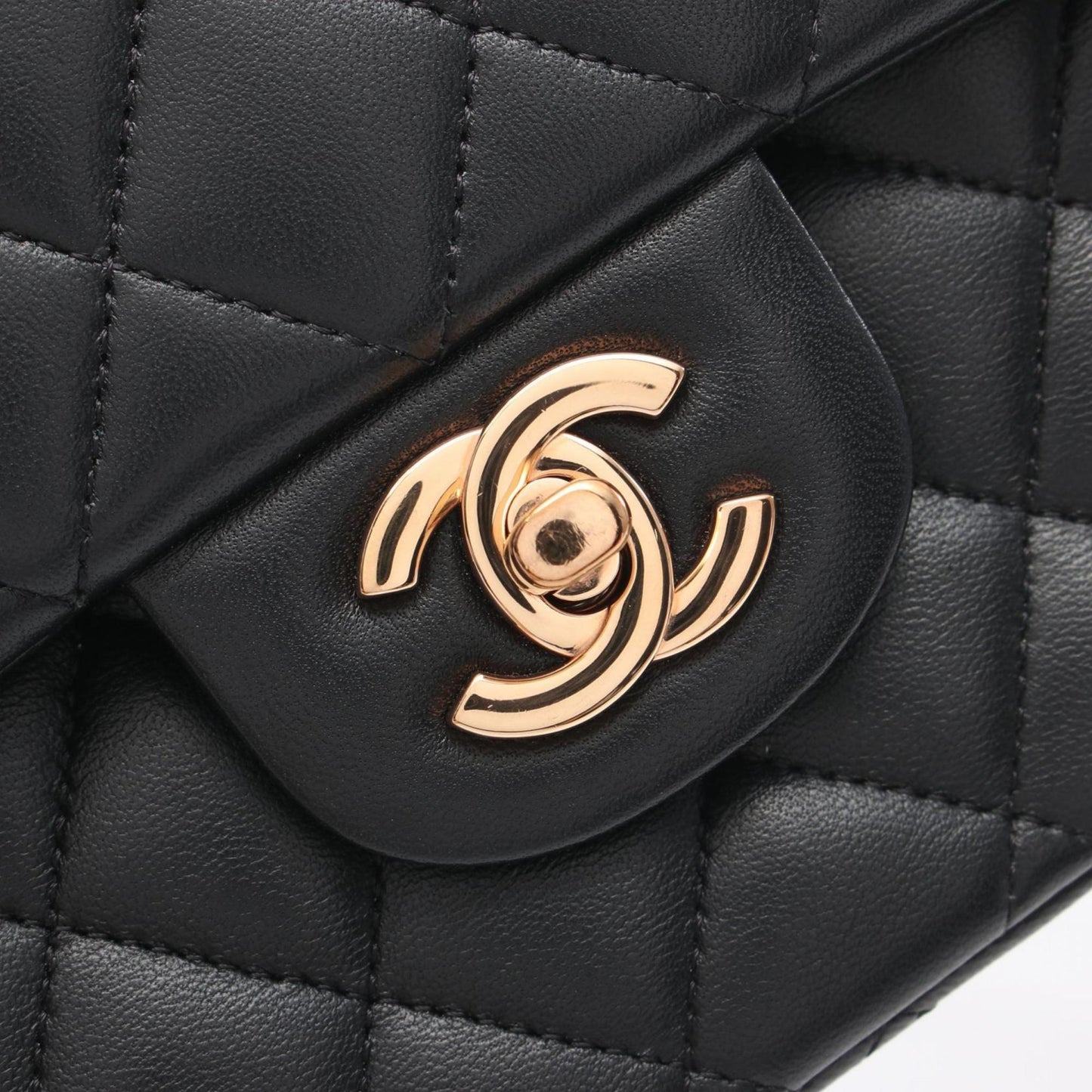 Chanel Timeless Black Leather Shoulder Bag