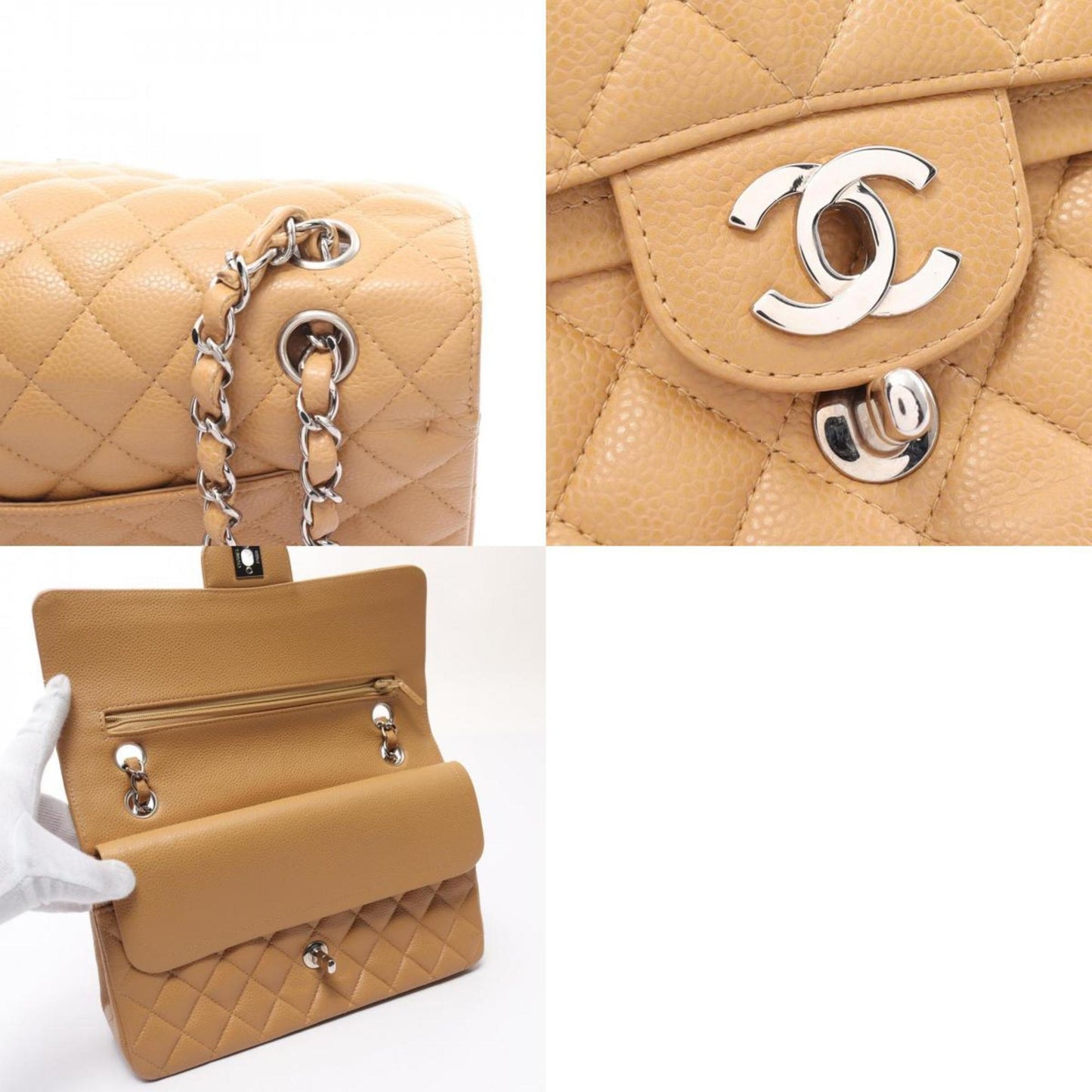 Chanel Timeless Brown Leather Shoulder Bag