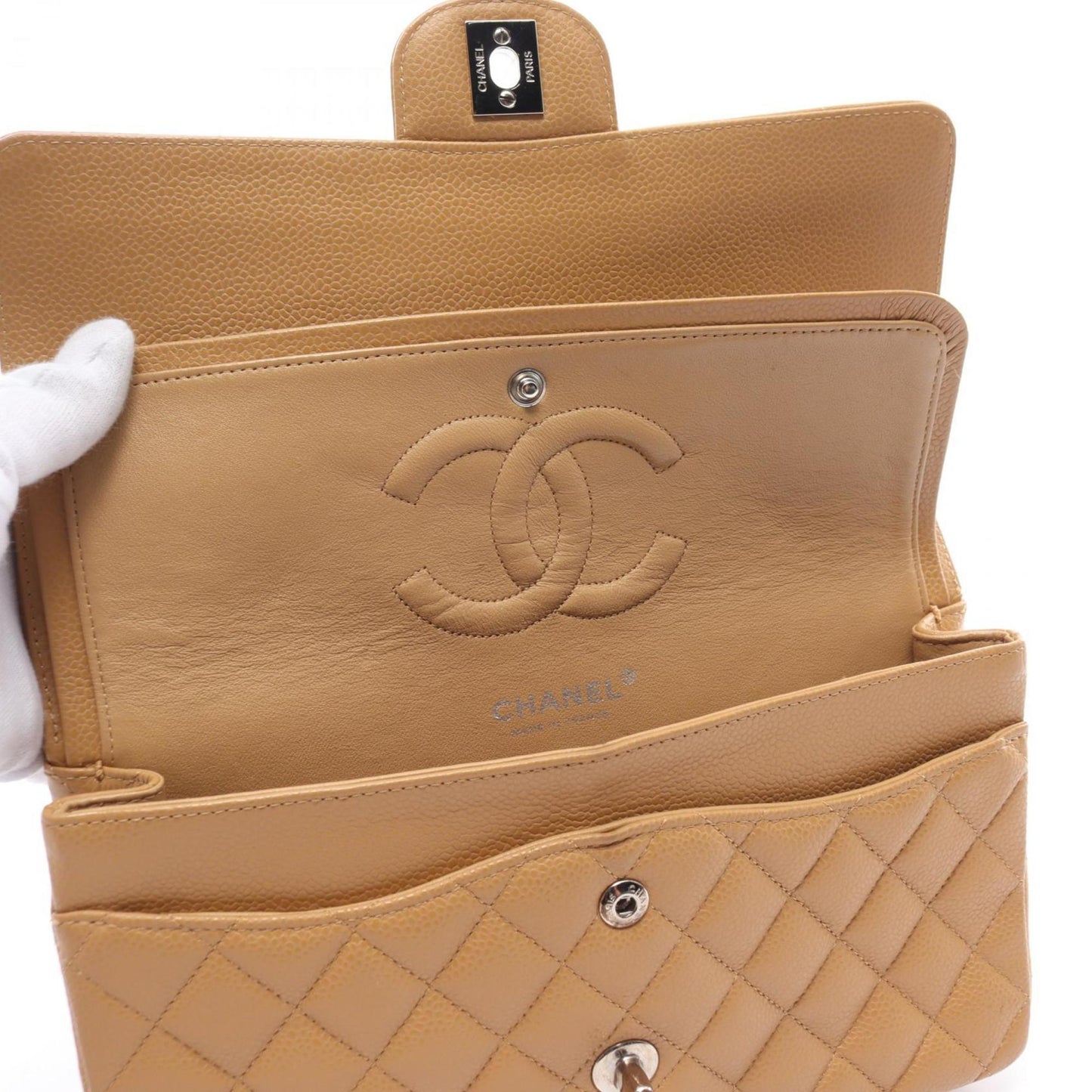 Chanel Timeless Brown Leather Shoulder Bag