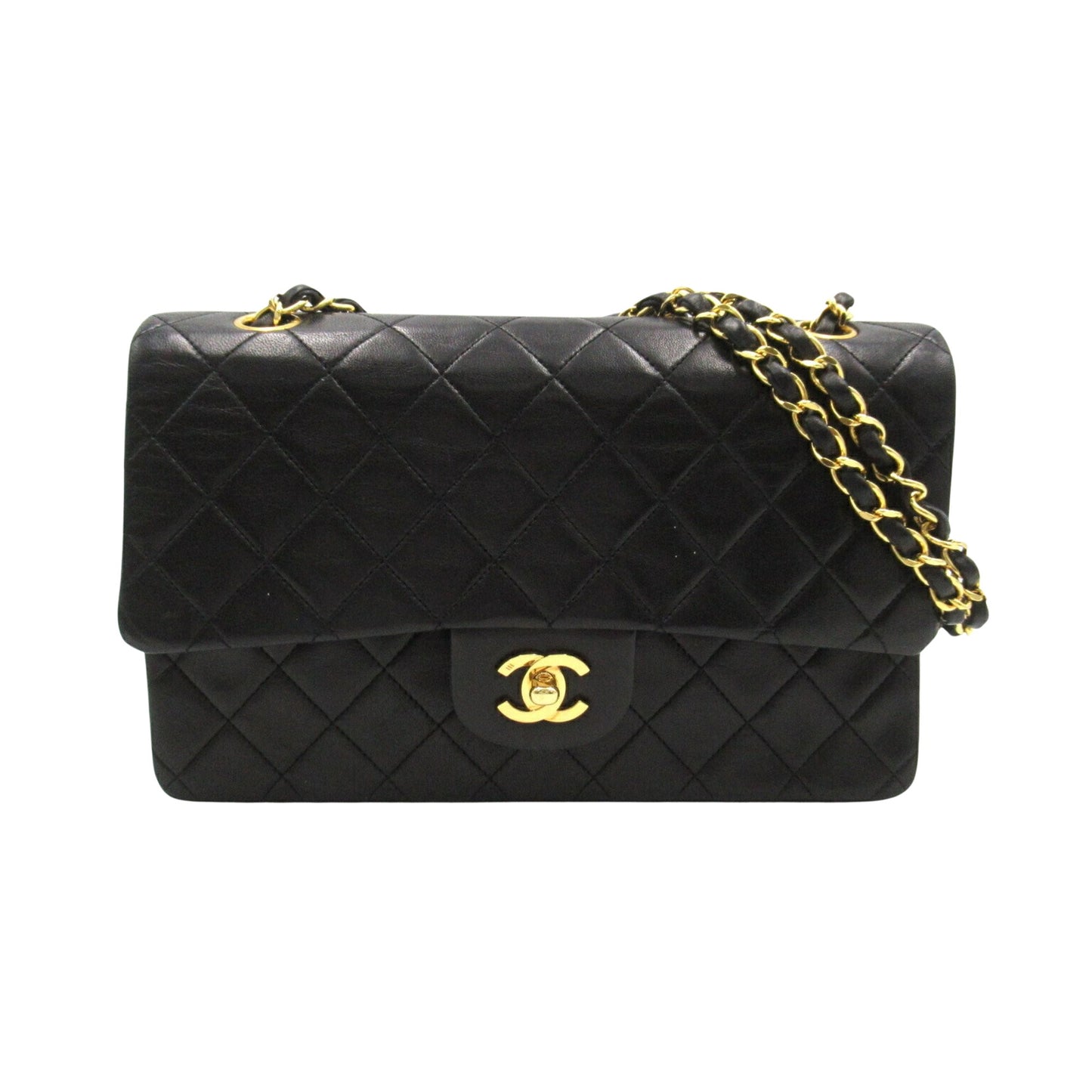 Chanel Timeless Black Leather Shoulder Bag