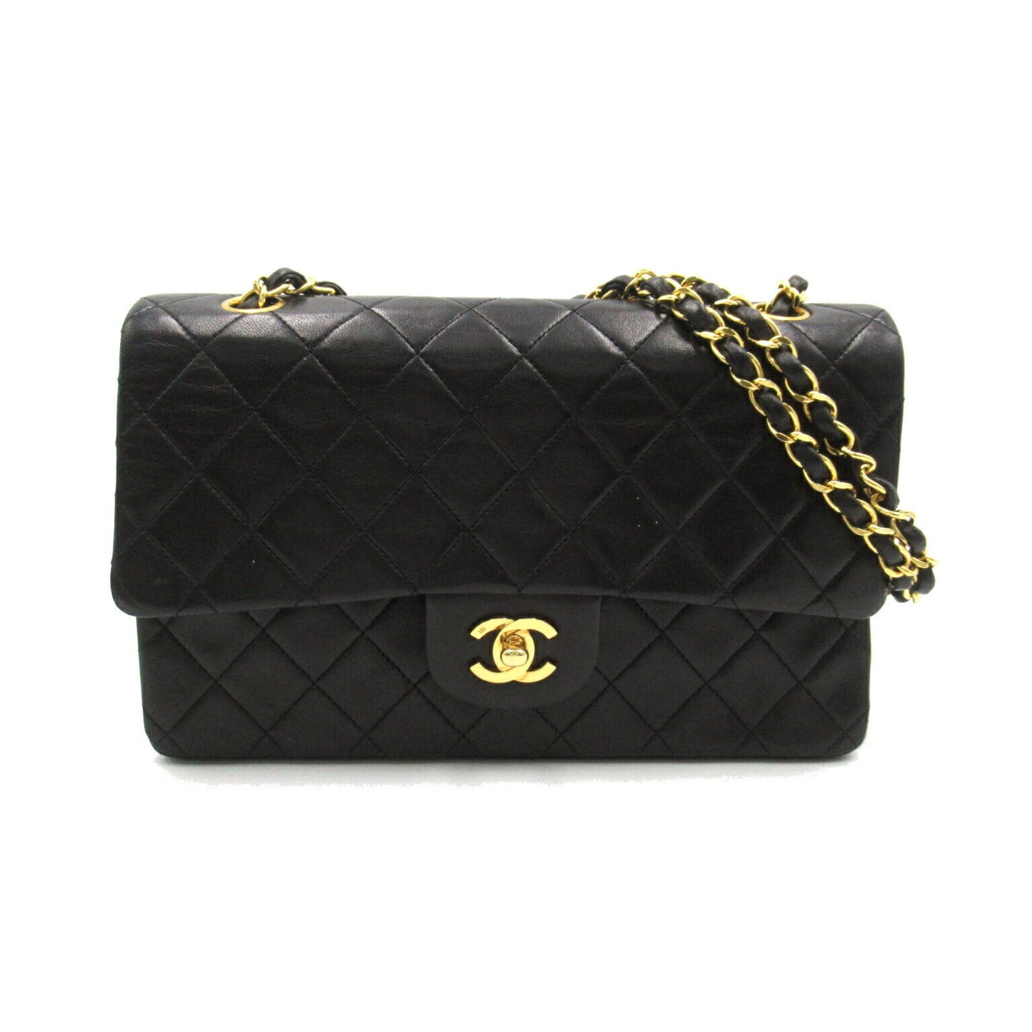 Chanel Timeless Black Leather Shoulder Bag