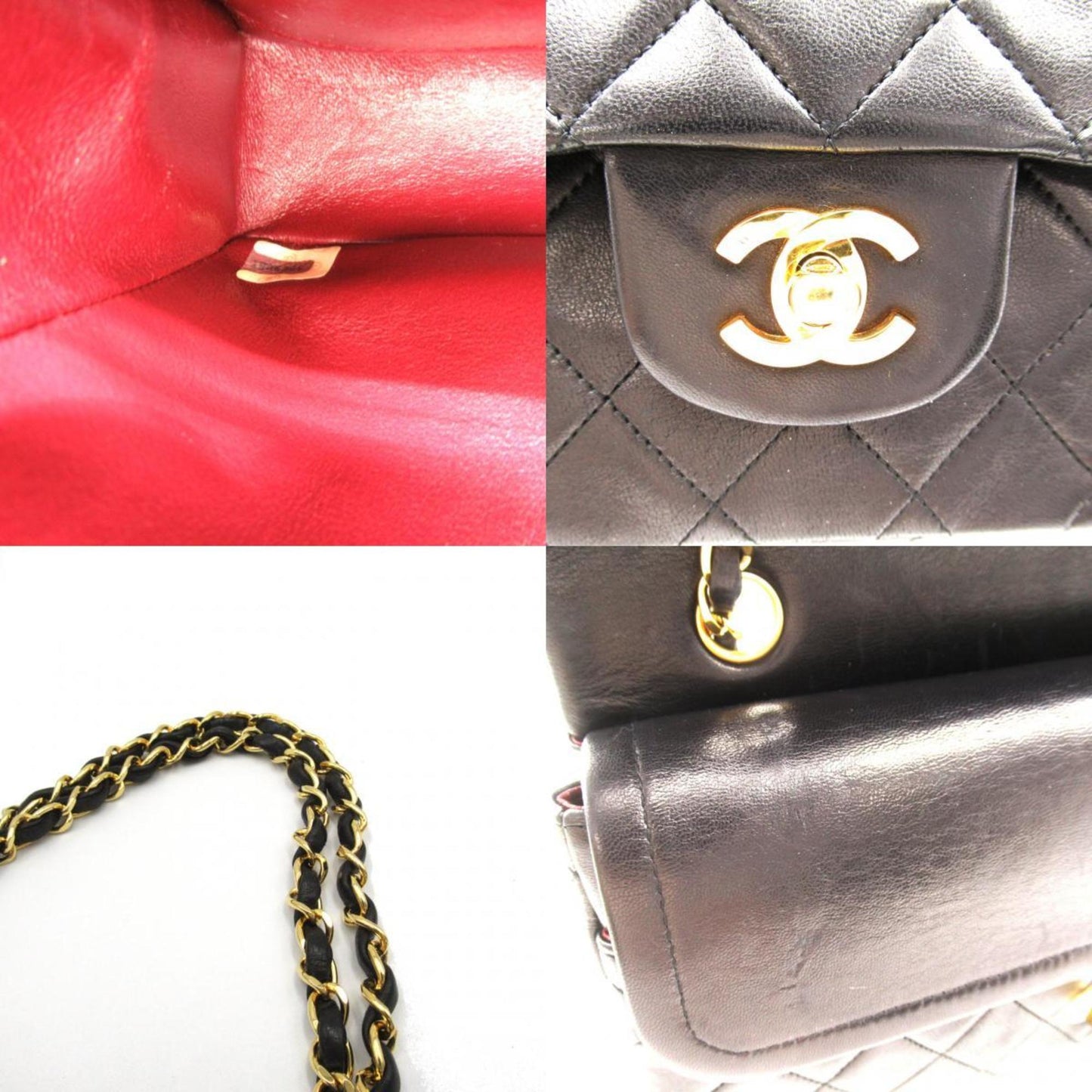 Chanel Timeless Black Leather Shoulder Bag