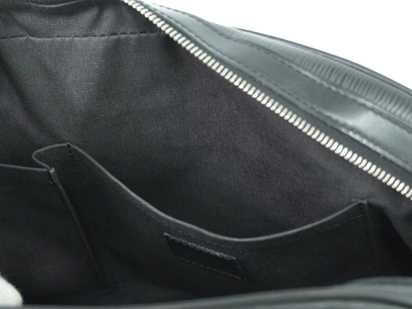 Louis Vuitton Bowling Black Leather Hand Bag