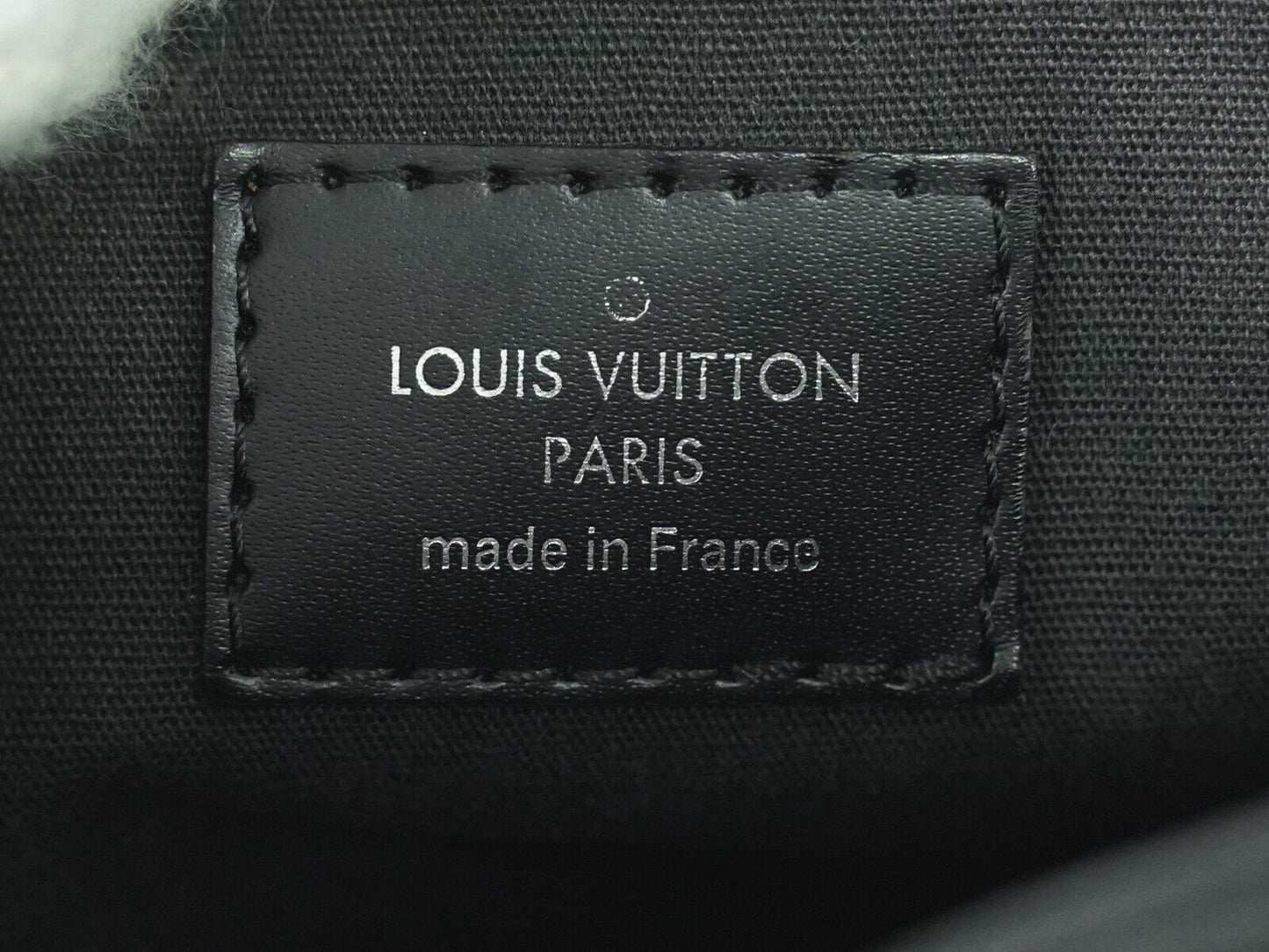 Louis Vuitton Bowling Black Leather Hand Bag