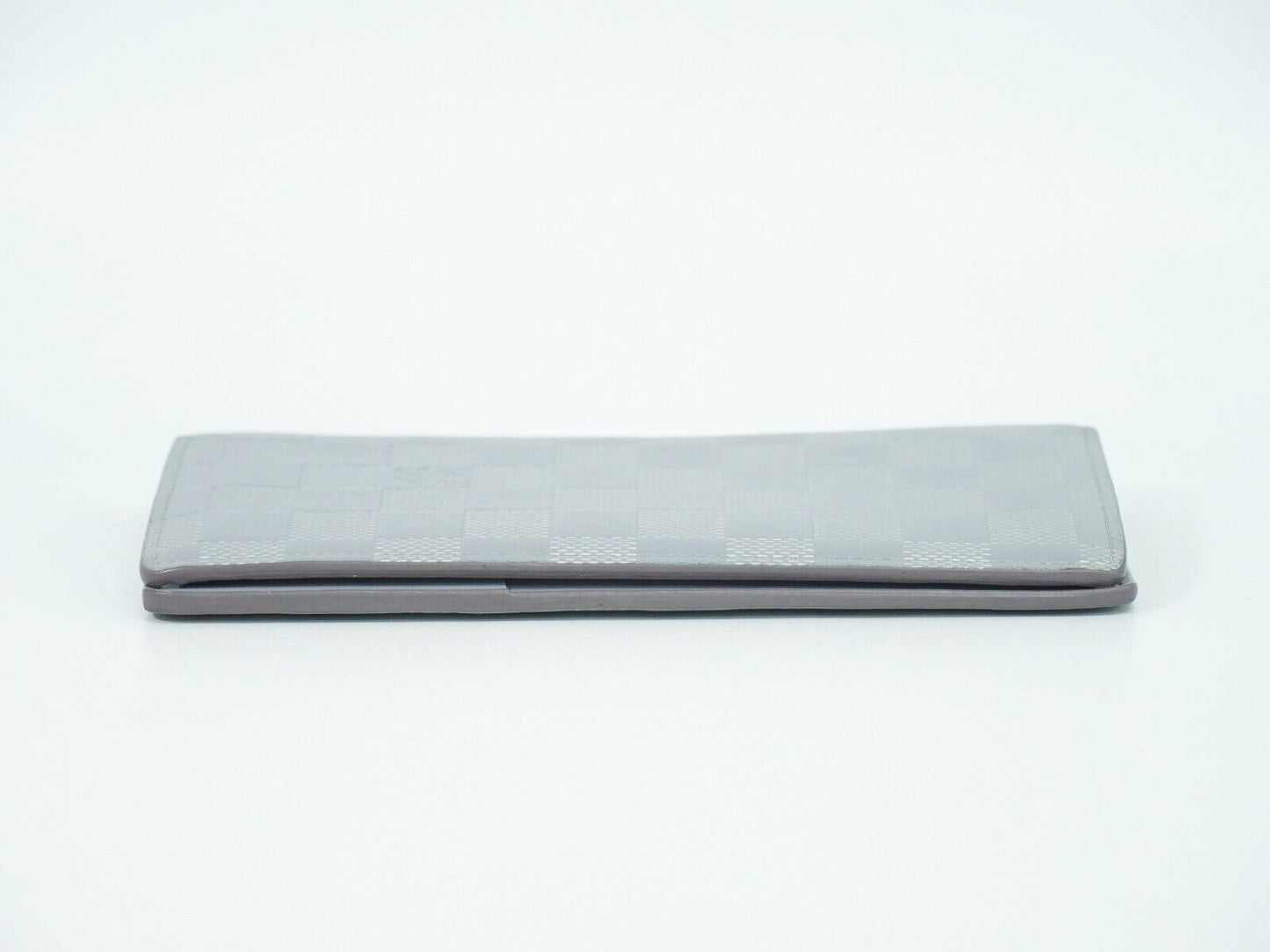 Louis Vuitton Brazza Grey Leather Wallet Accessories