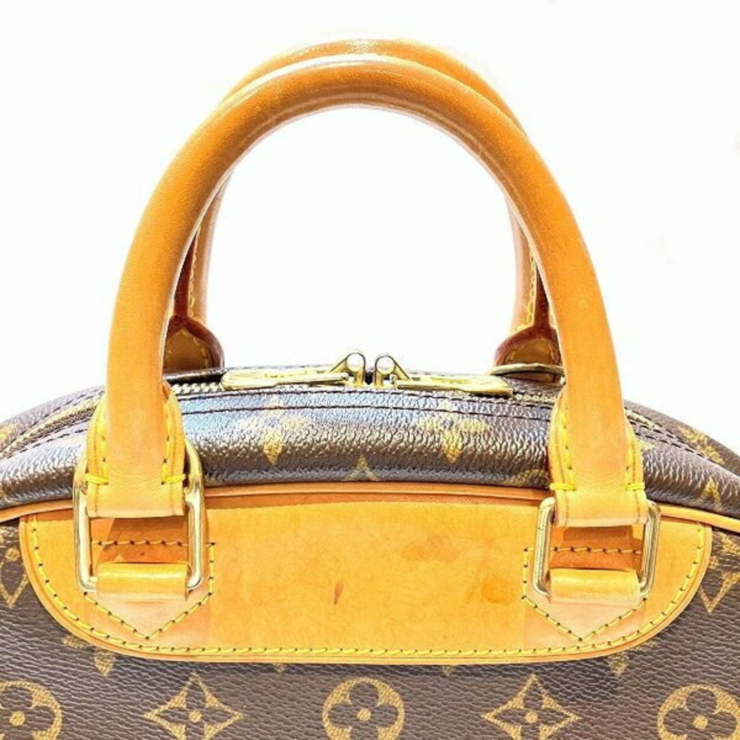 Louis Vuitton Trouville Brown Canvas Hand Bag