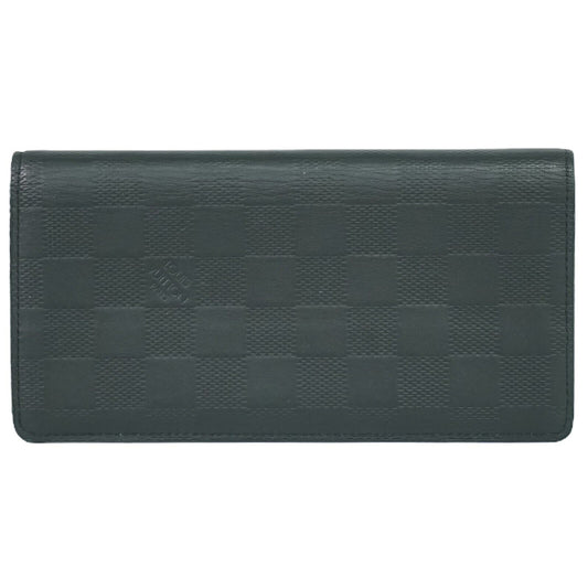 Louis Vuitton Brazza Black Canvas Wallet Accessories