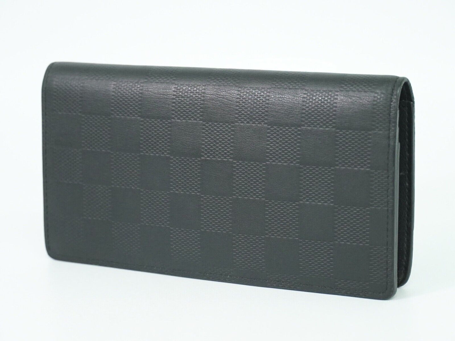 Louis Vuitton Brazza Black Canvas Wallet Accessories