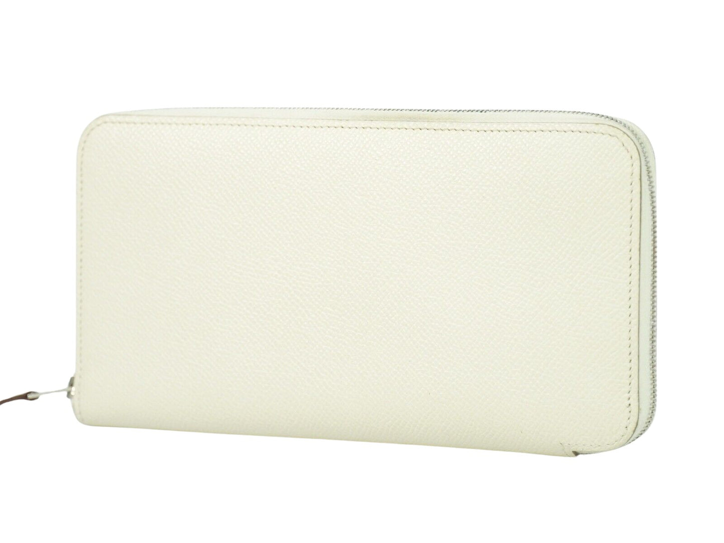 Hermès Silk'In White Leather Wallet Accessories