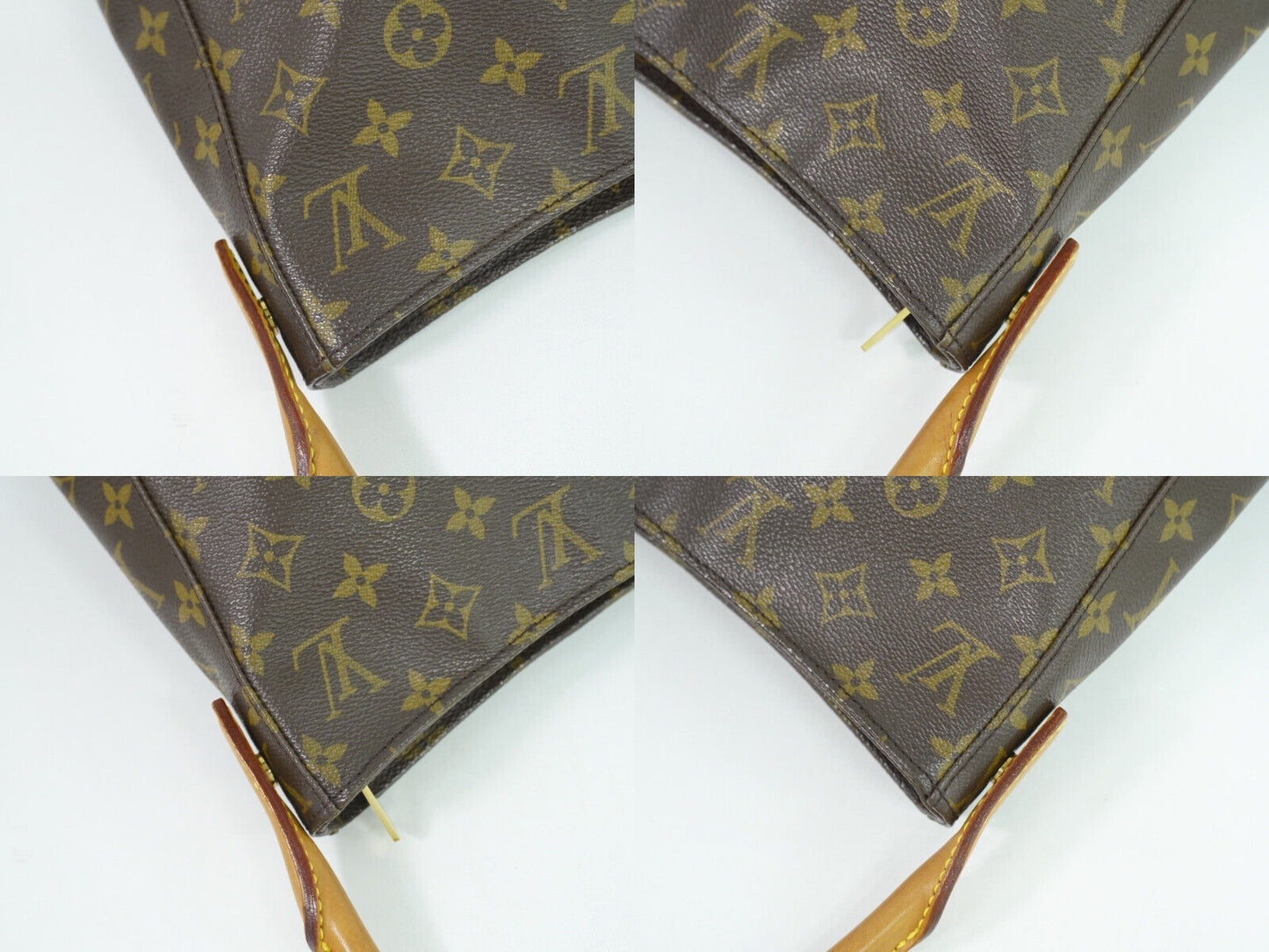 Louis Vuitton Looping Brown Canvas Shoulder Bag