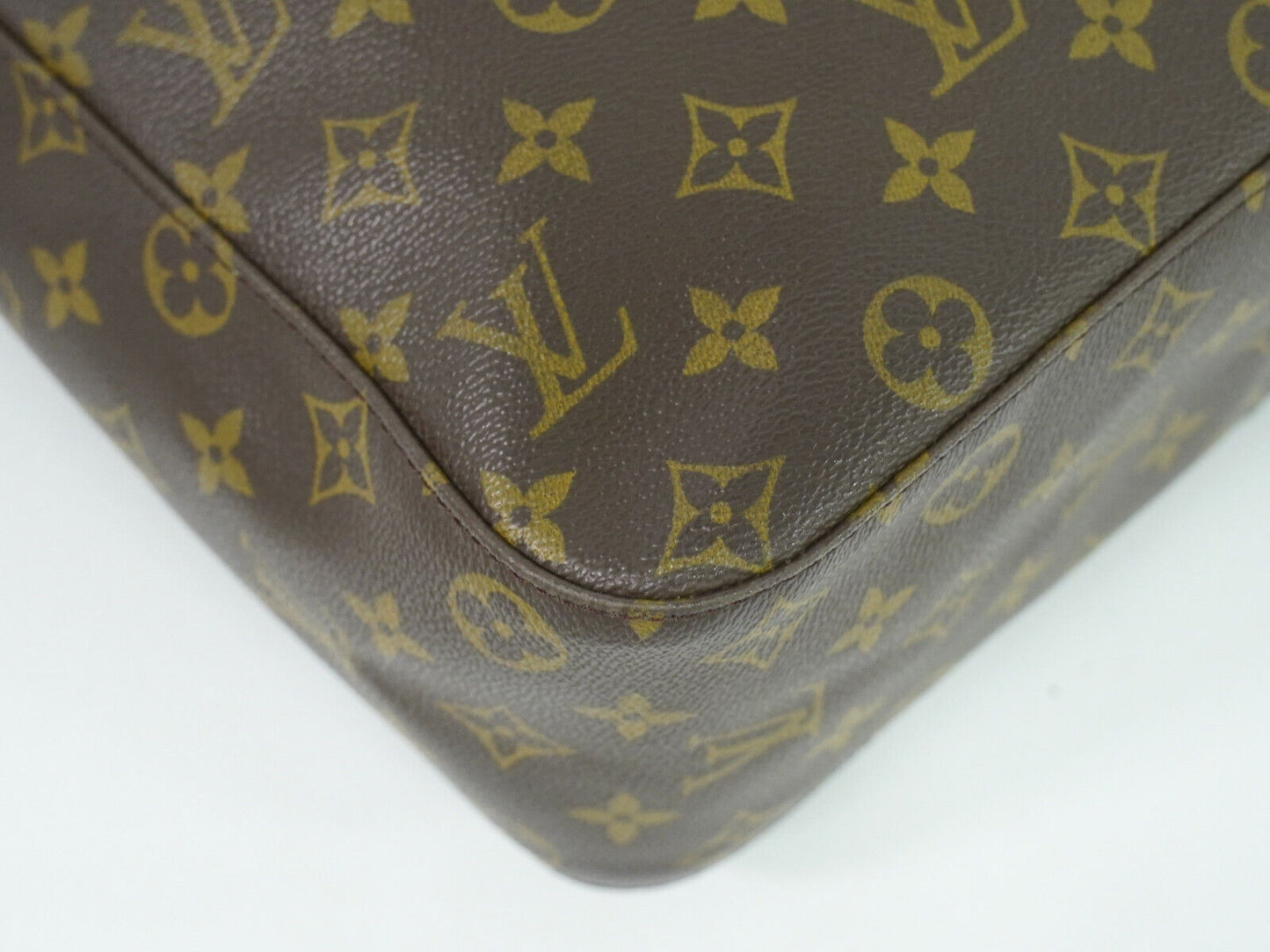 Louis Vuitton Looping Brown Canvas Shoulder Bag