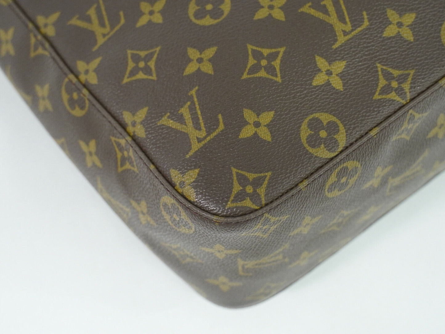 Louis Vuitton Looping Brown Canvas Shoulder Bag