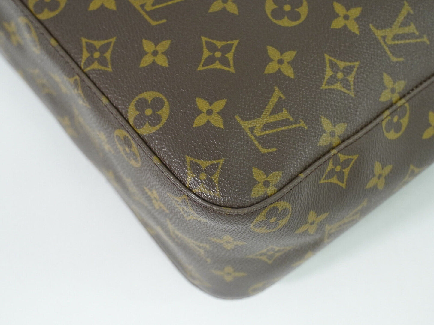 Louis Vuitton Looping Brown Canvas Shoulder Bag