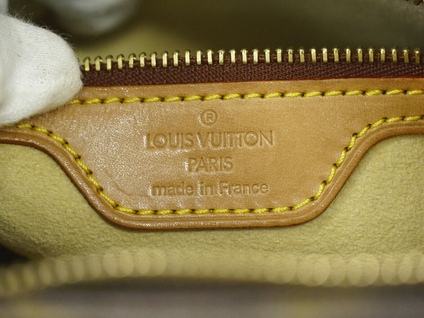 Louis Vuitton Looping Brown Canvas Shoulder Bag