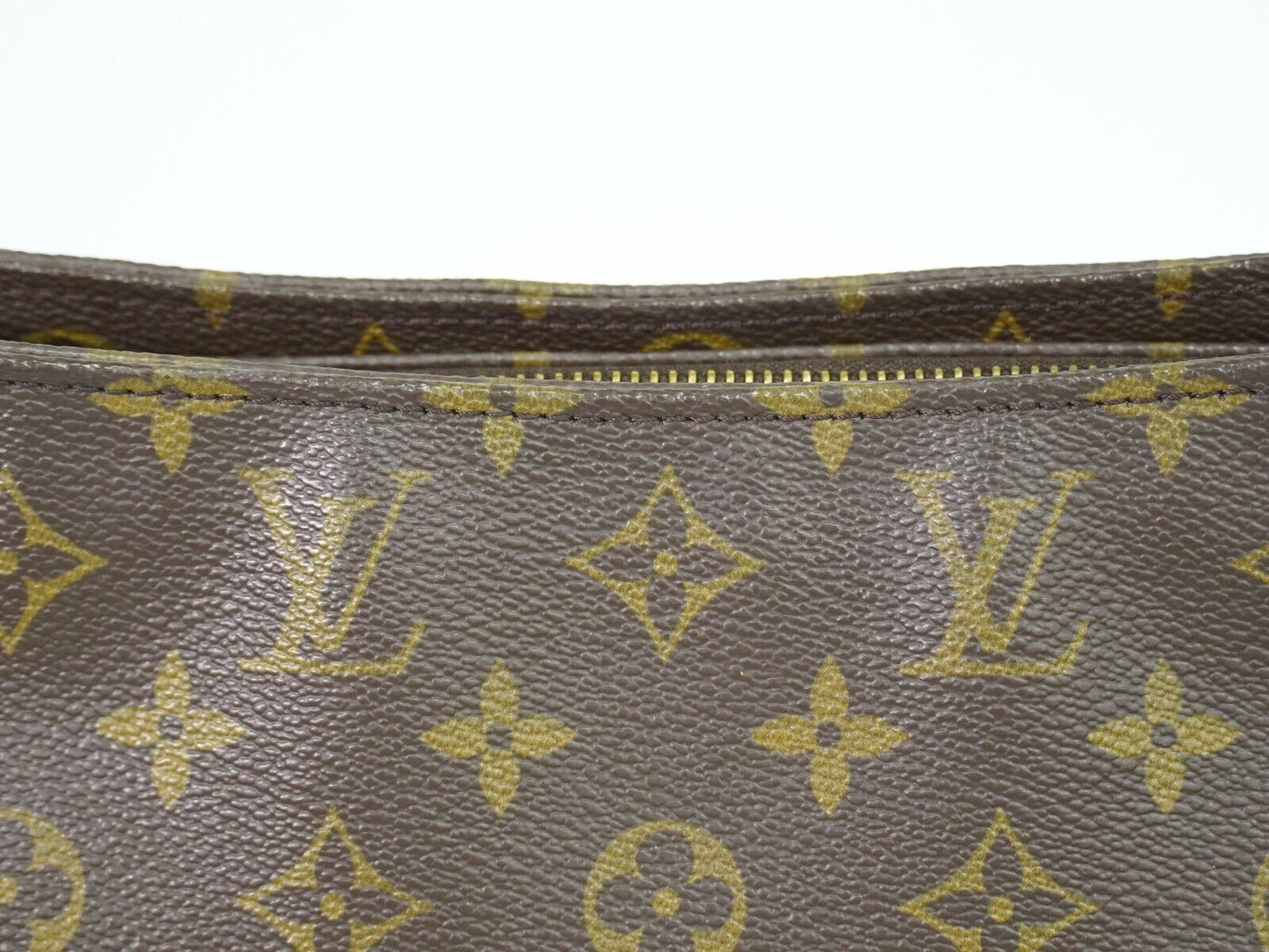 Louis Vuitton Looping Brown Canvas Shoulder Bag