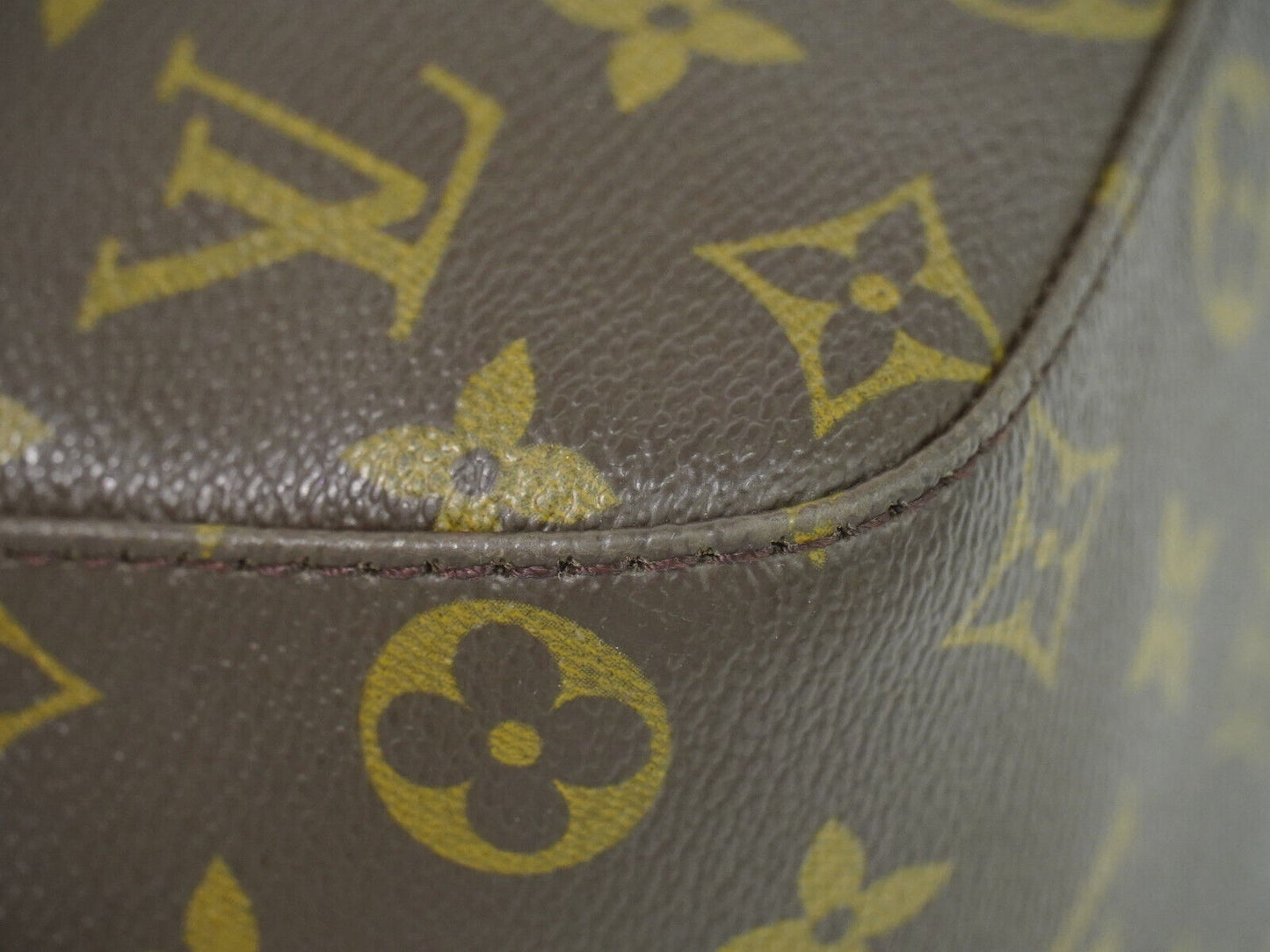 Louis Vuitton Looping Brown Canvas Shoulder Bag