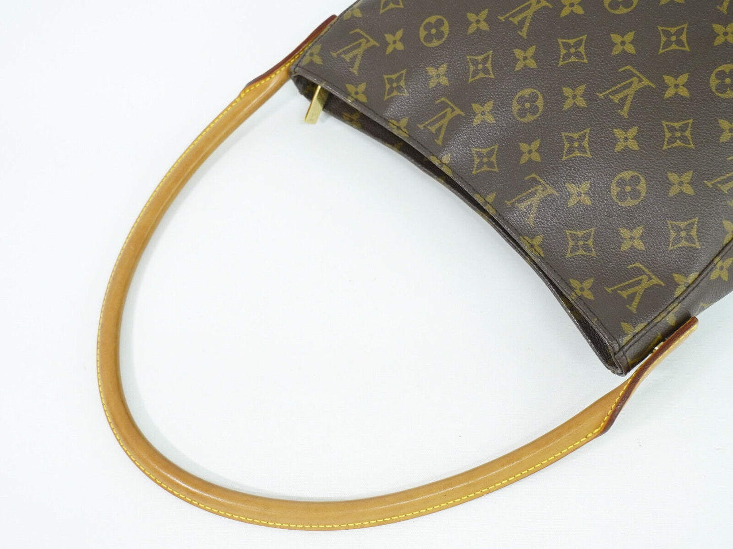 Louis Vuitton Looping Brown Canvas Shoulder Bag