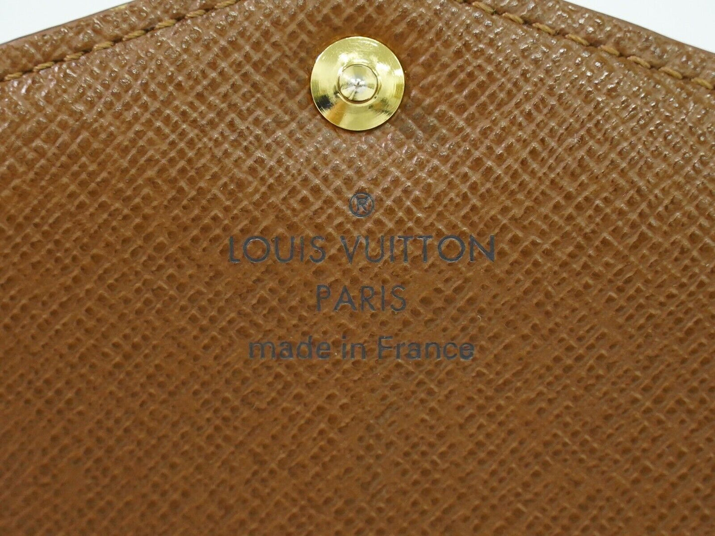 Louis Vuitton Sarah Brown Canvas Wallet Accessories