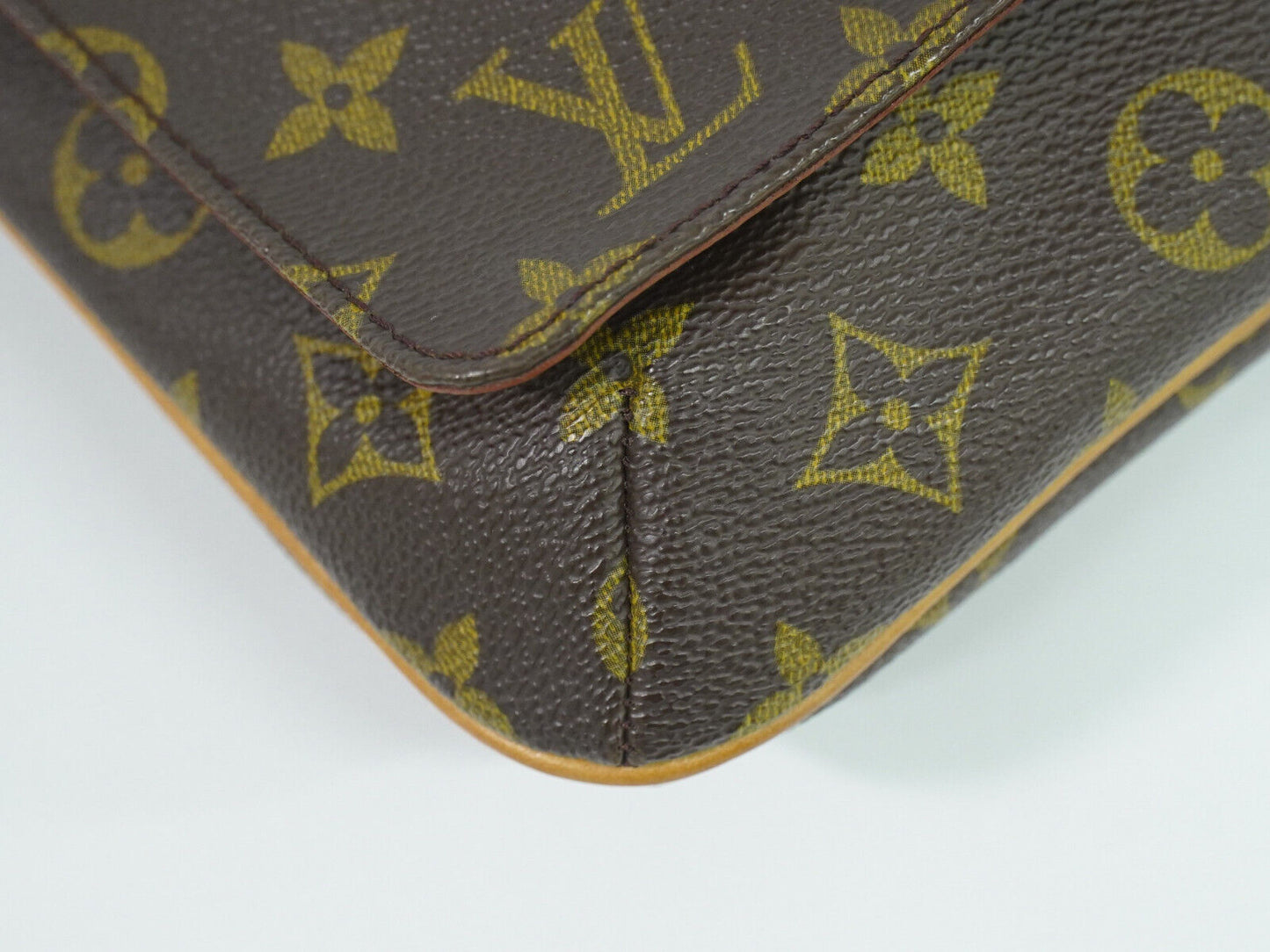 Louis Vuitton Musette Tango Brown Canvas Shoulder Bag