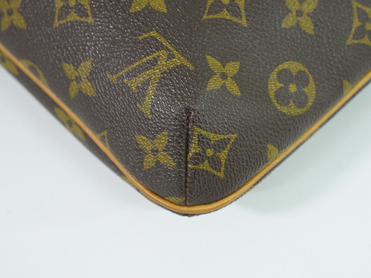 Louis Vuitton Musette Tango Brown Canvas Shoulder Bag